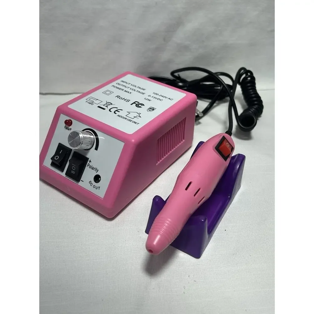 OB Electric Nail File Drill Manicure Machine Art Acrylic Pedicure Tool Set Kit